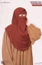 Sophia Chest Frilled Stitched Ready Hijab 
