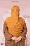Sophia- Chest Frilled Stitched Ready Hijab | GT-2200