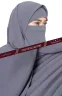 Sophia-Chest Frilled Stitched Ready Hijab | GT-2201