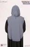 Sophia-Chest Frilled Stitched Ready Hijab | GT-2201
