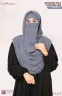 Sophia-Chest Frilled Stitched Ready Hijab | GT-2201