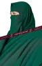 Sophia- Chest Frilled Stitched Ready Hijab | GT-2202