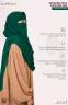 Sophia- Chest Frilled Stitched Ready Hijab | GT-2202