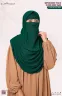 Sophia- Chest Frilled Stitched Ready Hijab | GT-2202
