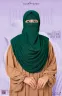 Sophia- Chest Frilled Stitched Ready Hijab | GT-2202