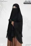 Wafa Double Layer Ready Hijab And Niqab | GT-2031