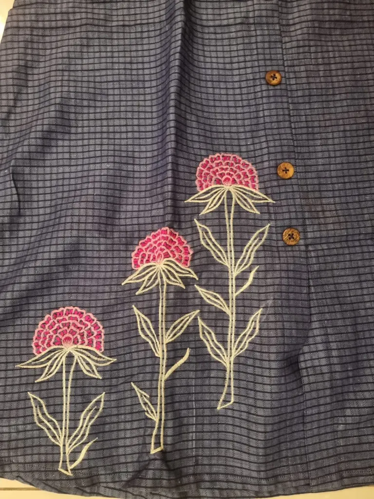 Grameen check Single kurti.