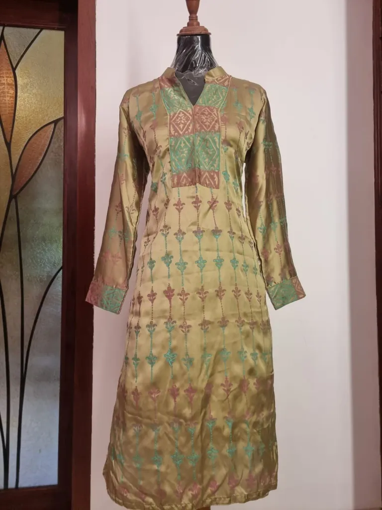 Single kameez made by Shamu silk