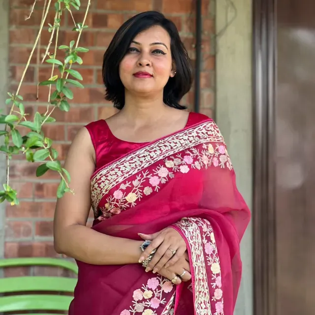 Pure Muslin Saree