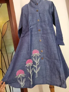 Grameen check Single kurti.