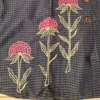 Grameen check Single kurti.