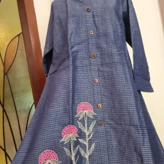 Grameen check Single kurti.