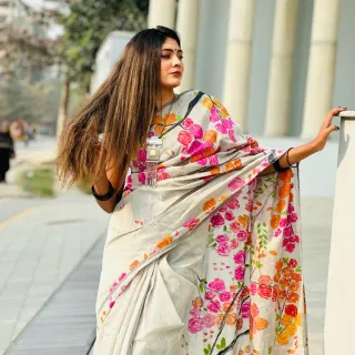 Half Silk Saree