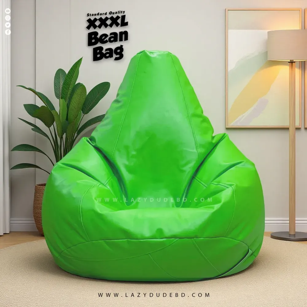 XXXL Water Drop Shaped Lazy Bean Bag - Light Green - Standard Edition