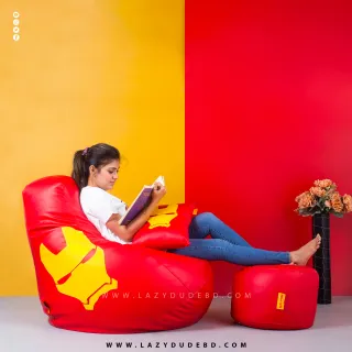 Superhero - Ironman Multiple Shaped Beanbag - Red - Premium Edition
