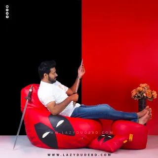 Superhero - Deadpool Multiple Shaped Beanbag - Red - Premium Edition