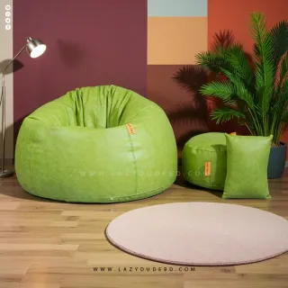 Pear cum Multiple Shaped XXL Size Lazy Bean Bag - Watermelon - Premium Edition