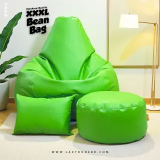 XXXL Water Drop Shaped Lazy Bean Bag - Light Green - Standard Edition