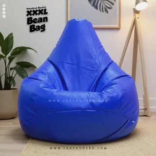 XXXL Water Drop Shaped Lazy Bean Bag - Blue - Standard Edition