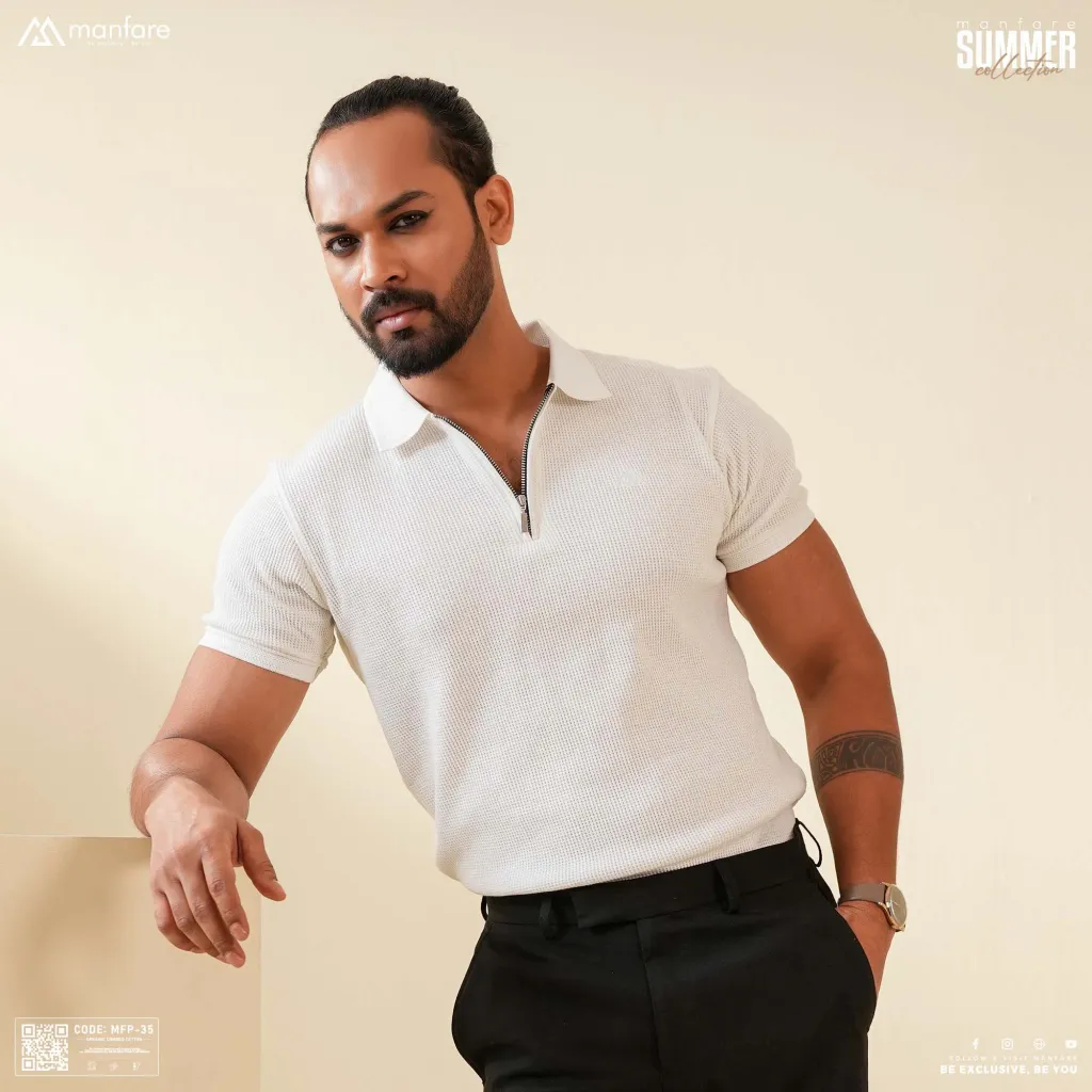 Premium Zipper Polo For Men | MFP-35