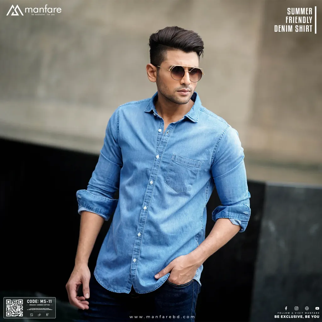 Summer Denim Shirts for Men I MS-11