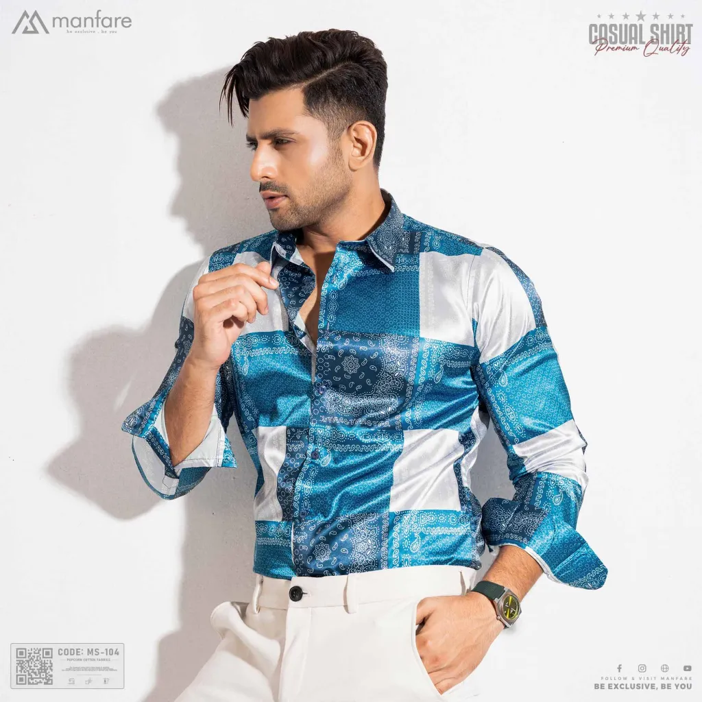 Premium Casual Printed Shirt For Men I MS-104