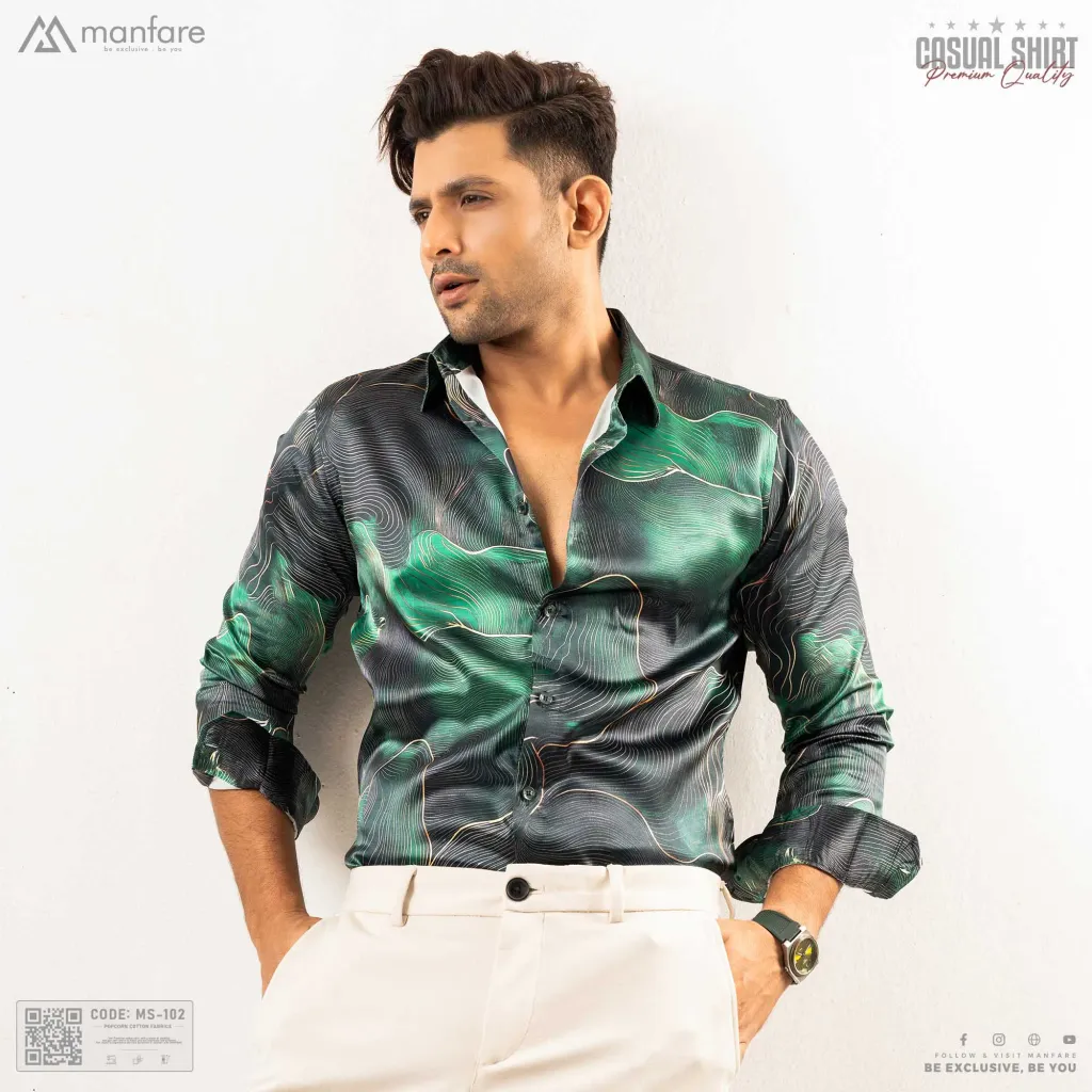 Premium Casual Printed Shirt For Men I MS-102