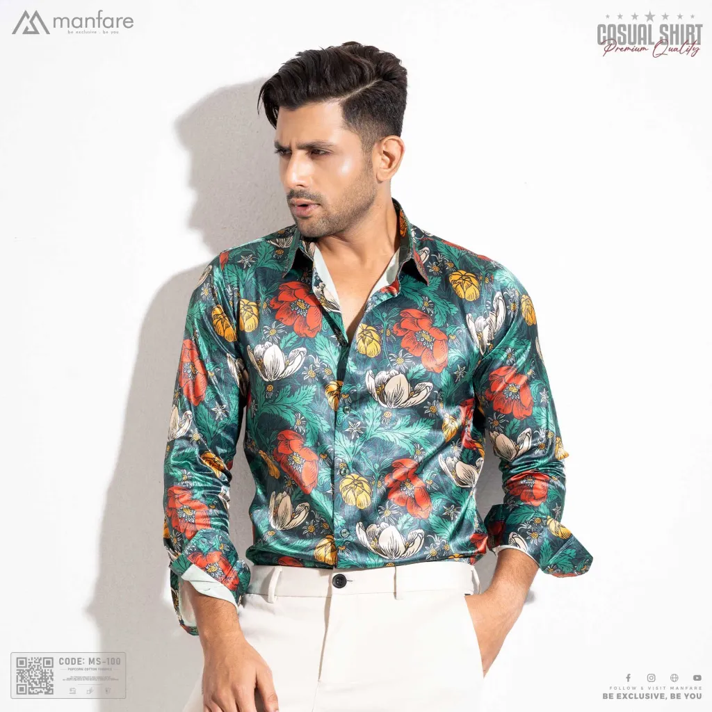 Premium Casual Printed Shirt For Men I MS-100