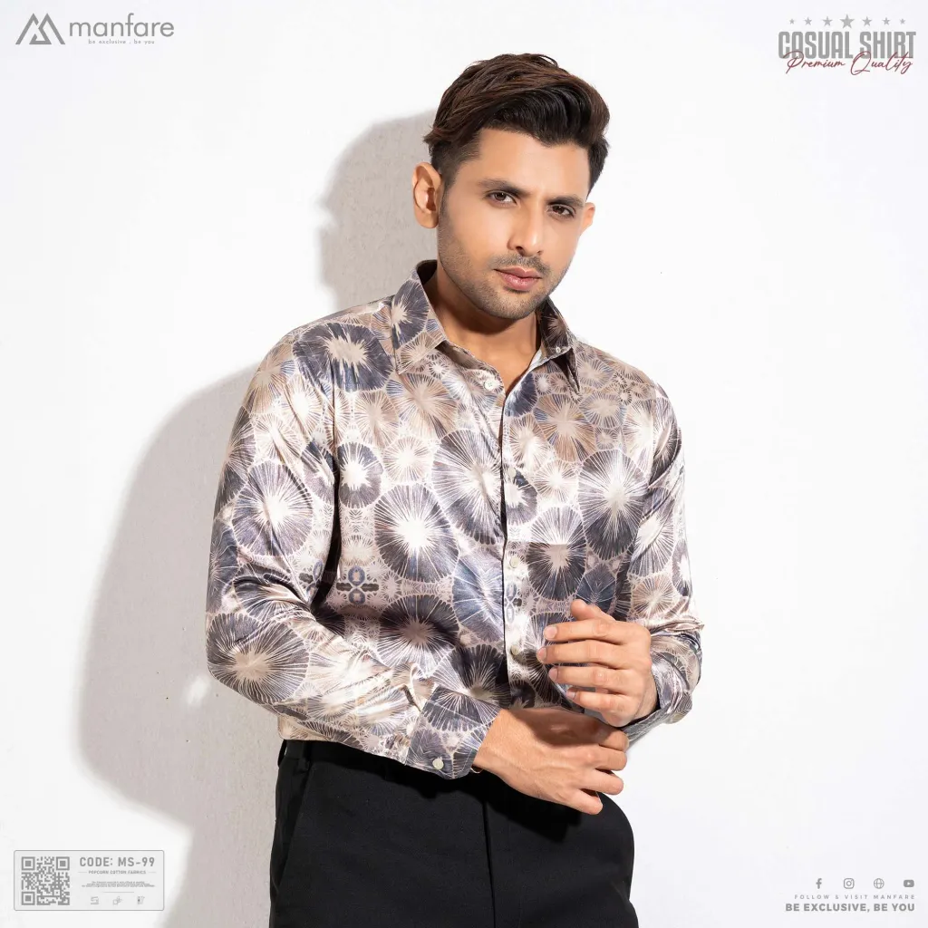 Premium Casual Printed Shirt For Men I MS-99