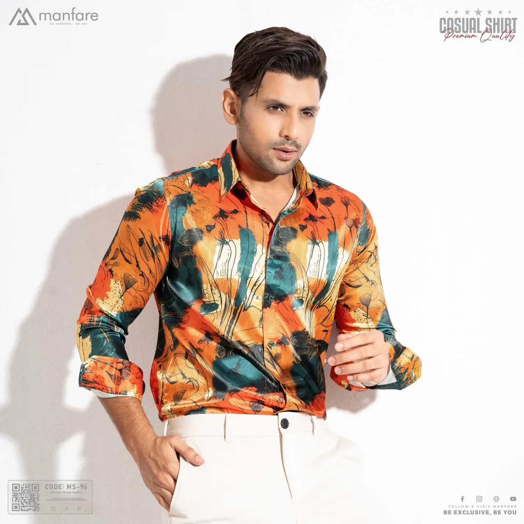 Premium Casual Printed Shirt For Men I MS-96