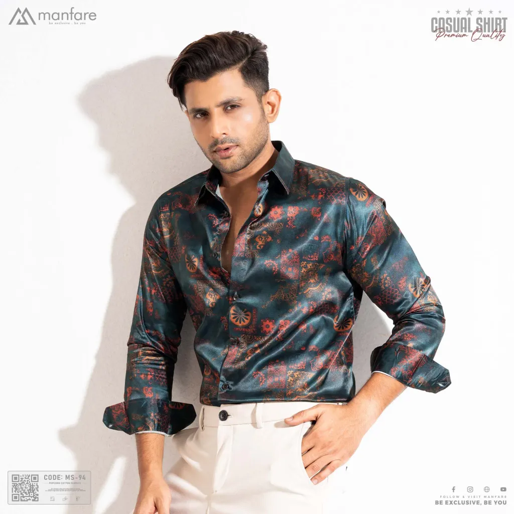 Premium Casual Printed Shirt For Men I MS-94