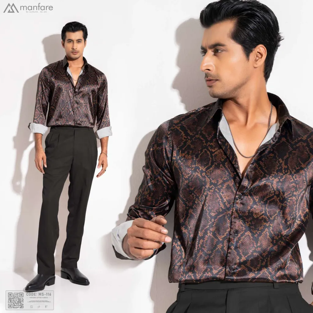 Premium Casual Printed Shirt For Men I MS-116