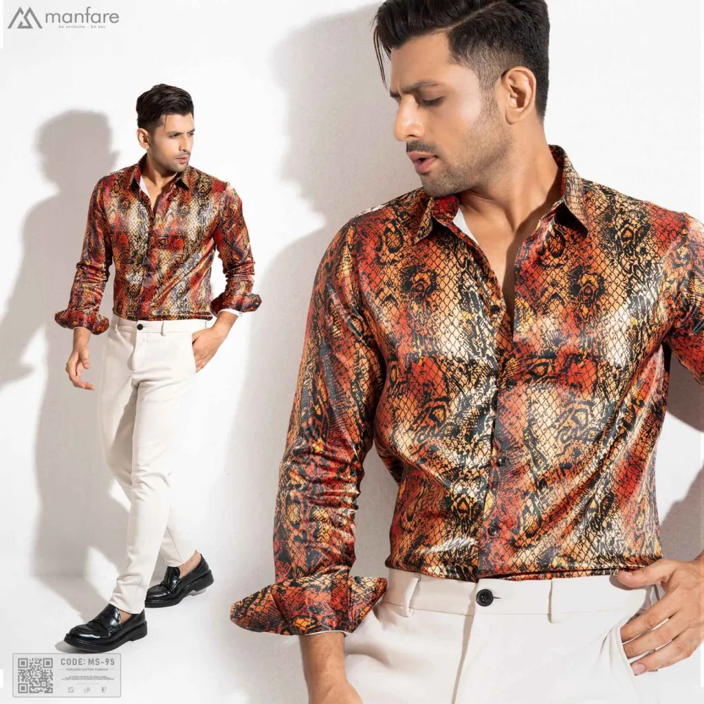 Premium Casual Printed Shirt For Men I MS-95