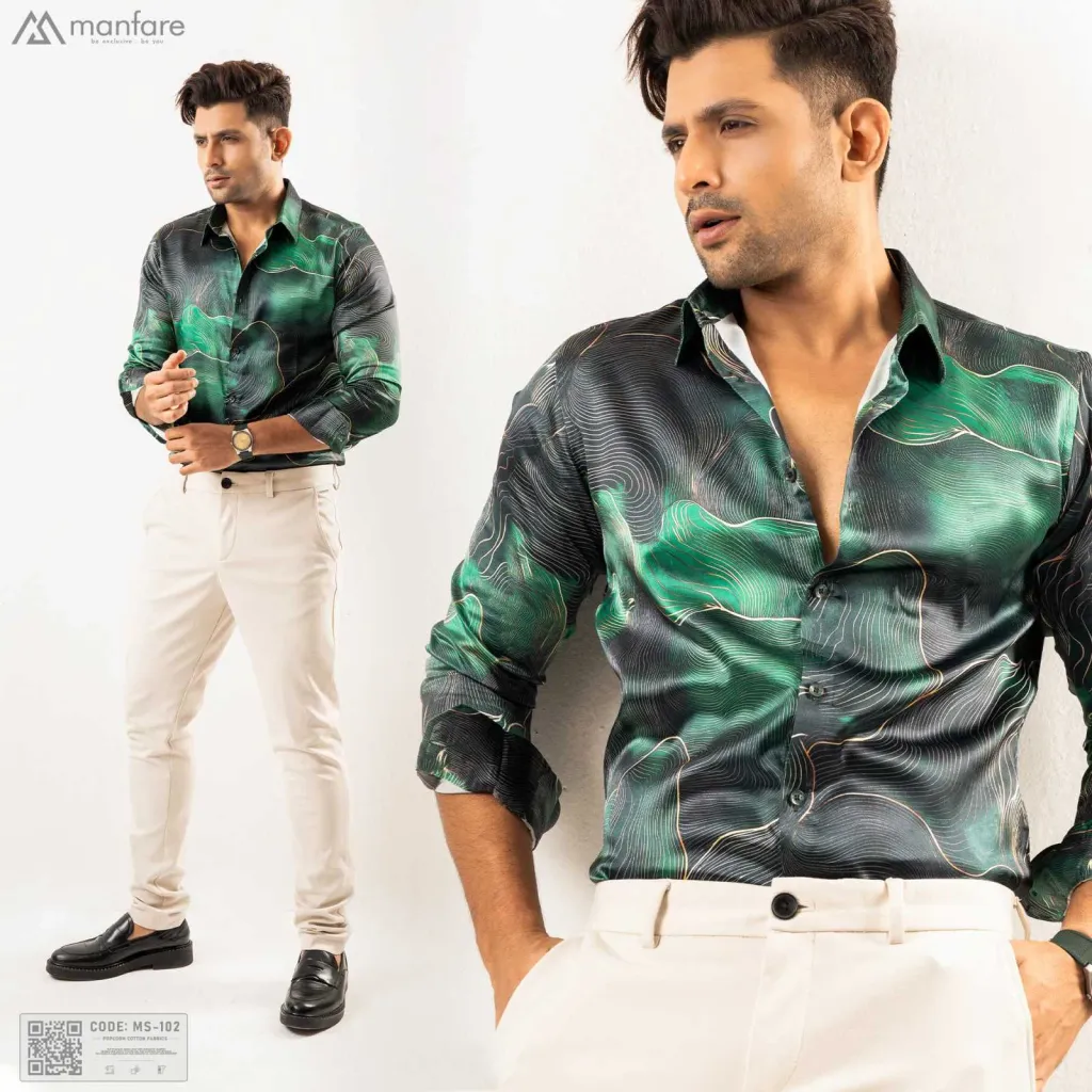 Premium Casual Printed Shirt For Men I MS-102