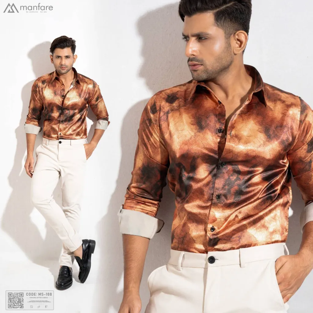 Premium Casual Printed Shirt For Men I MS-108