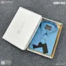 Premium Formal Solid Shirt For Men | Slate Blue | MS-88