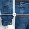 8 Pocket Baggy Denim Pant | Premium Quality | MPANT-22