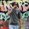Acid Wash - Most Trendy Drop Shoulder T Shirt | MF-708