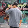 Acid Wash - Most Trendy Drop Shoulder T Shirt | MF-709