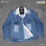 Premium Sherpa Lined Denim Jacket For Men I MFJ-26