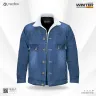 Premium Sherpa Lined Denim Jacket For Men I MFJ-25