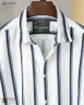  Duel and White Old Money Striped Shirt | MS-260