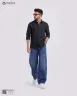 Premium Remi Cotton Shirt | Black | MS-249