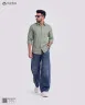 Premium Remi Cotton Shirt | Mint | MS-254