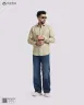 Premium Remi Cotton Shirt | Cream | MS-255