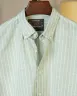 Lime Old Money Striped Shirt | MS-286