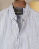 Sky blue Old Money Striped Shirt | MS-292