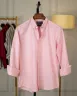 Gentle Pink Old Money Striped Shirt | MS-293