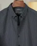 Anthra Melange Old Money Striped Shirt | MS-296