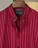 Maroon Old Money Striped Shirt | MS-297